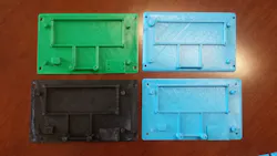 3D printing a custom solution took an amount of trial and error with machine calibration and even room temperature having an effect on the final product. 3D printing a custom solution took an amount of trial and error with machine calibration and even room temperature having an effect on the final product.