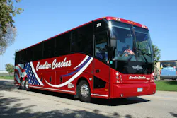 Cavalier Coaches Van Hool bus. Cavalier Coaches Van Hool bus.