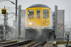 The huge facility features five 600m tracks and three 300m tracks that can accommodate ten 12-car trains in the south end and twelve 8-car trains in the north end. The huge facility features five 600m tracks and three 300m tracks that can accommodate ten 12-car trains in the south end and twelve 8-car trains in the north end.