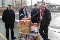 UTA’s Salt Lake Business Unit loaded a UTA bus with more than 827 pounds of food and 18 pounds of dog and cat food for the Crossroads Urban Center. UTA’s Salt Lake Business Unit loaded a UTA bus with more than 827 pounds of food and 18 pounds of dog and cat food for the Crossroads Urban Center.