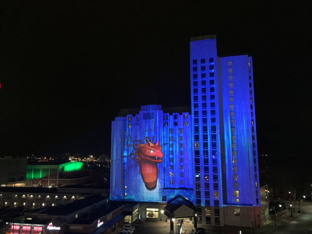 APEX gold winner for arts, entertainment & recreation - Westbury National Show Systems for Winter Festival of Lights - Oaks Hotel, Niagara Falls Ontario.