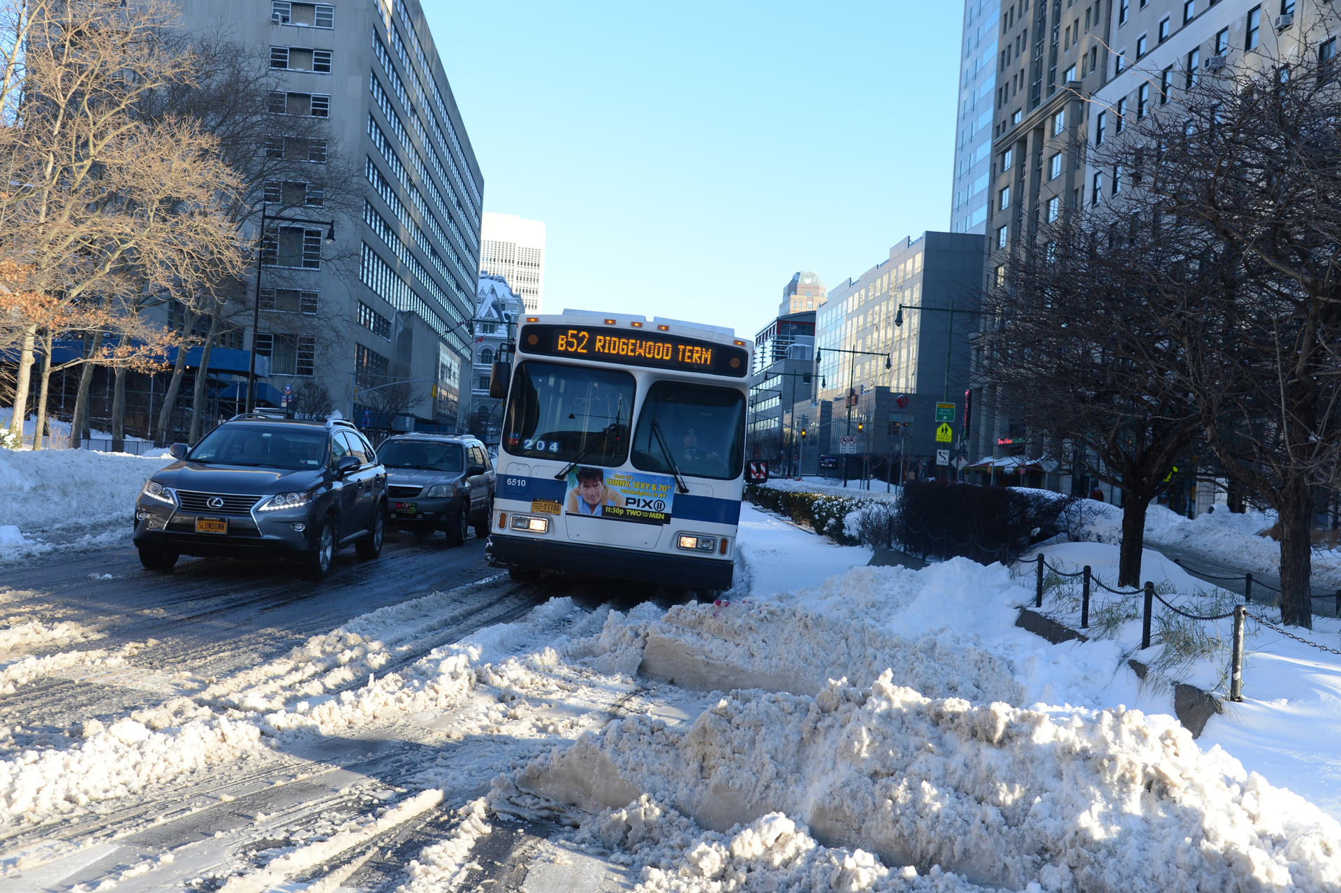 Preparing for the worst, MTA New York City Transit totally suspended bus service.