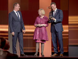 The Hermes Award is presented to CEO Philip Harting. The Hermes Award is presented to CEO Philip Harting.