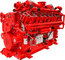 At 4400 hp (3281 kW), the QSK95 achieves the highest output of any 16-cylinder high-speed diesel, and is capable of a top speed of 125 mph (201 km/hr) as a prime mover. At 4400 hp (3281 kW), the QSK95 achieves the highest output of any 16-cylinder high-speed diesel, and is capable of a top speed of 125 mph (201 km/hr) as a prime mover.