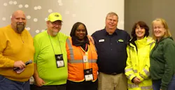 Pictured from left to right: Lenny Howard, TAM Executive Director; First Place Winner James Kisner, Garrett County Community Action Agency; Third Place Winner Vanessa Greene, Transdev; Second Place Winner Bruce Mayberry, Cecil Transit; Jeannie Fazio, Maryland Transit Administration; Nancy Norris, TAM Board President, Transit Services of Frederick County. Pictured from left to right: Lenny Howard, TAM Executive Director; First Place Winner James Kisner, Garrett County Community Action Agency; Third Place Winner Vanessa Greene, Transdev; Second Place Winner Bruce Mayberry, Cecil Transit; Jeannie Fazio, Maryland Transit Administration; Nancy Norris, TAM Board President, Transit Services of Frederick County.