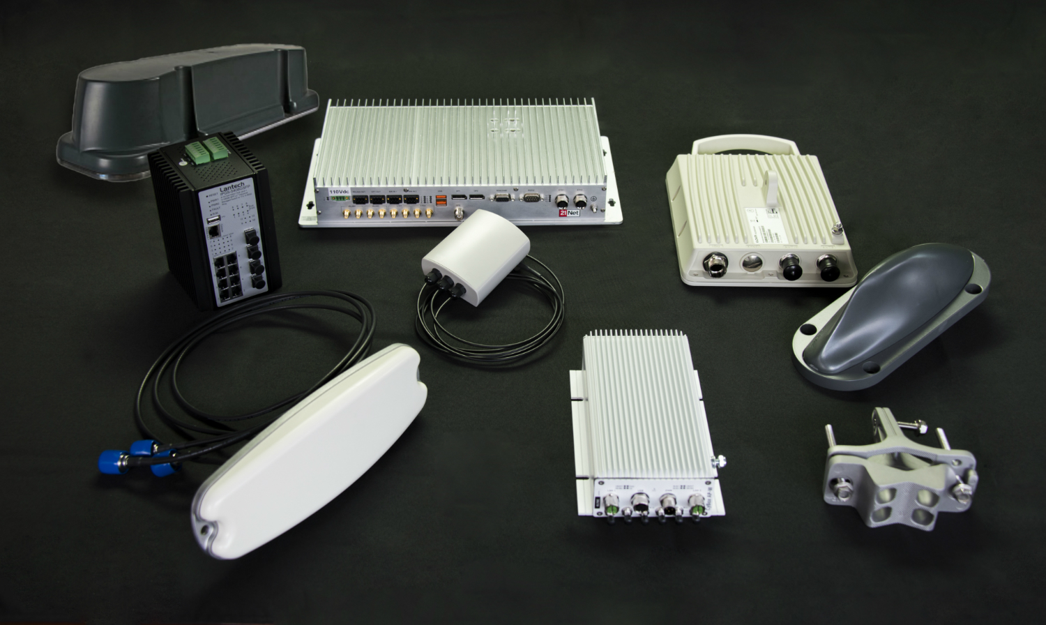 Components of the new wi-fi system.