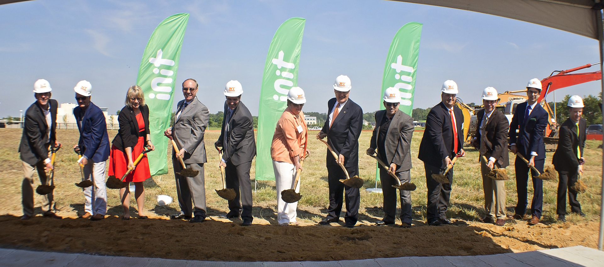 Init Innovations in Transportation Inc. broke 70,000 square foot North American Headquarters building on Thursday, May 26, 2016 in Chesapeake, VA.