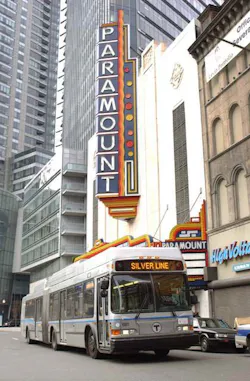 Silver Line bus. Silver Line bus.