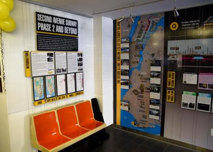 Phase two of the Second Avenue Subway exhibit.