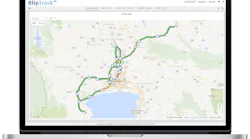 BlipTrack sensor placement in Bangkok. BlipTrack sensor placement in Bangkok.