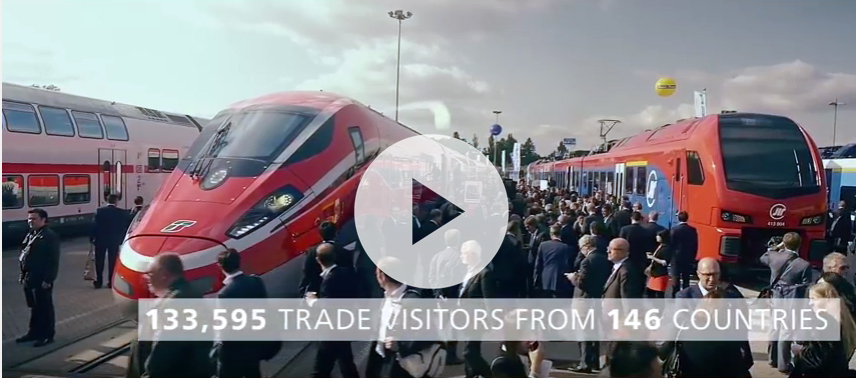 InnoTrans takes place every 2 years in Berlin and show dates are Sept. 20-23, 2016.
