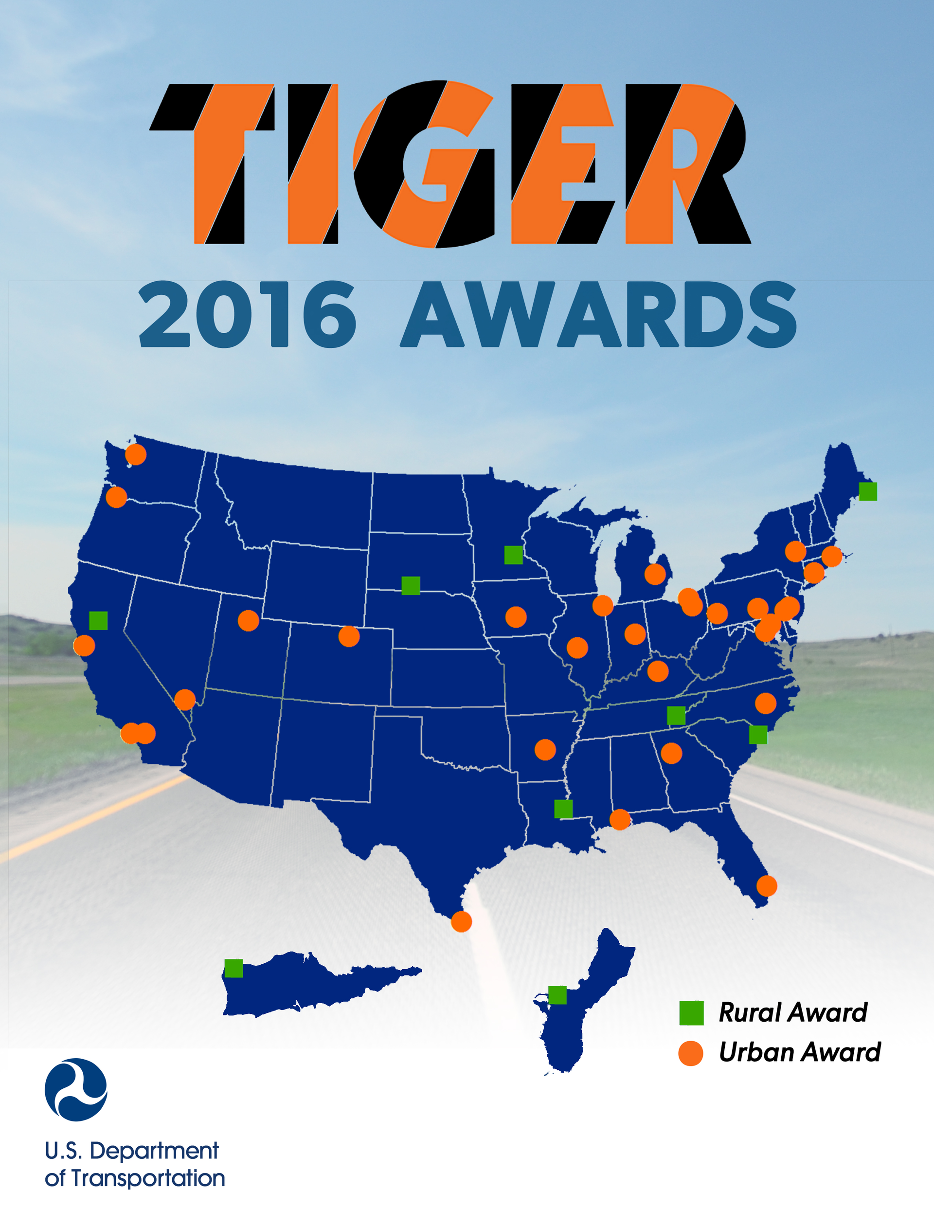 2016 TIGER grant recipients