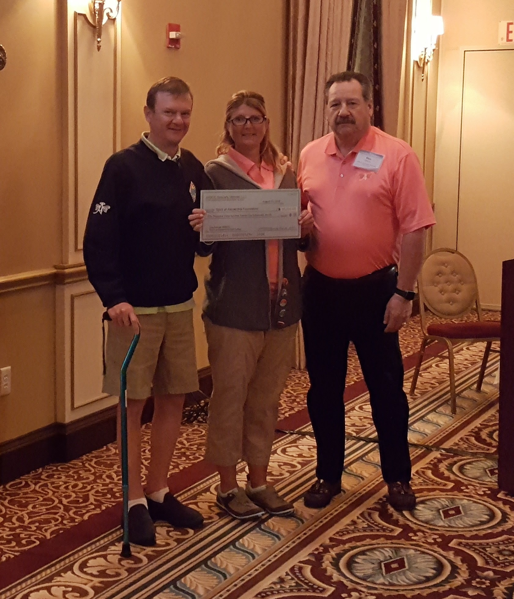 From left to right: Craig Bennett, Leah Bennett, Don Roberts.