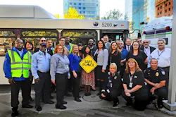 Phoenix Mayor Greg Stanton, Phoenix Vice Mayor Kate Gallego and Phoenix Councilmember Laura Pastor along with representatives from Valley Metro, City of Phoenix, Tumbleweed Center for Youth Development, Transdev, First Transit and Allied Universal celebrate the expansion of Safe Place to Valley Metro and Phoenix buses. Phoenix Mayor Greg Stanton, Phoenix Vice Mayor Kate Gallego and Phoenix Councilmember Laura Pastor along with representatives from Valley Metro, City of Phoenix, Tumbleweed Center for Youth Development, Transdev, First Transit and Allied Universal celebrate the expansion of Safe Place to Valley Metro and Phoenix buses.