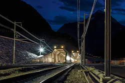 North Portal of the Gotthard Base Tunnel. North Portal of the Gotthard Base Tunnel.