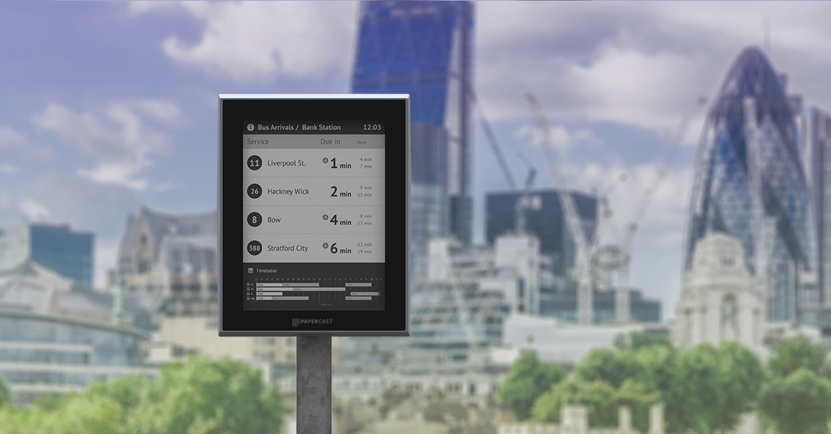 Papercast was launched in March 2016 after comprehensive field testing and is currently deployed under trial in 8 cities across Europe, the Americas and Asia.