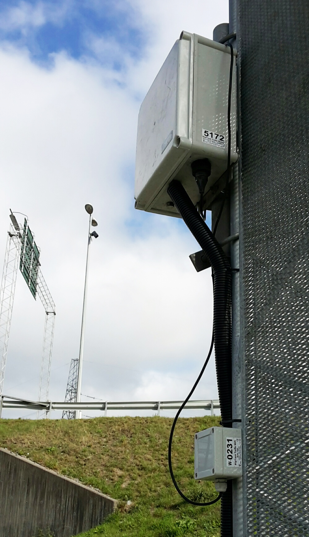 BlipTrack sensor in Stockholm.