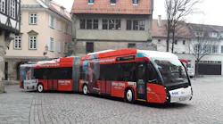 An IMC battery bus operated by Esslingen Municipal Transportation Authority (SVE). An IMC battery bus operated by Esslingen Municipal Transportation Authority (SVE).