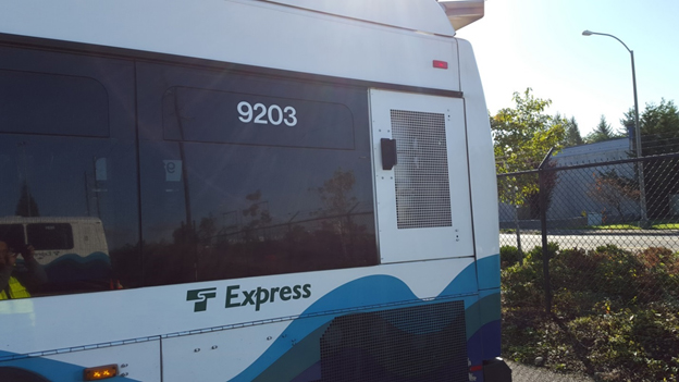 The use of an audio collision/pedestrian warning systems on transit buses will increase the transit operator&rsquo;s awareness and response to bus collision conflicts .