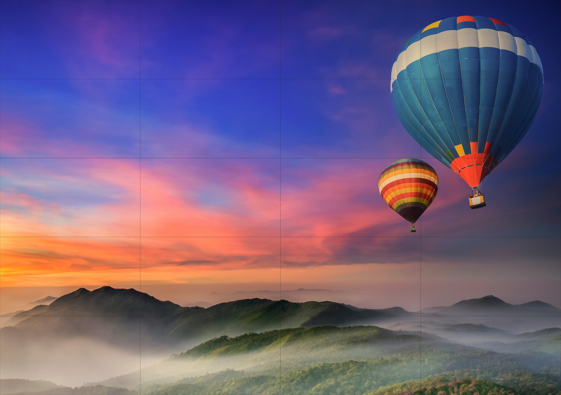 LG VH78 Full HD video wall.