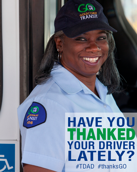 Gold Coast Transit District celebrates driver appreciation day.