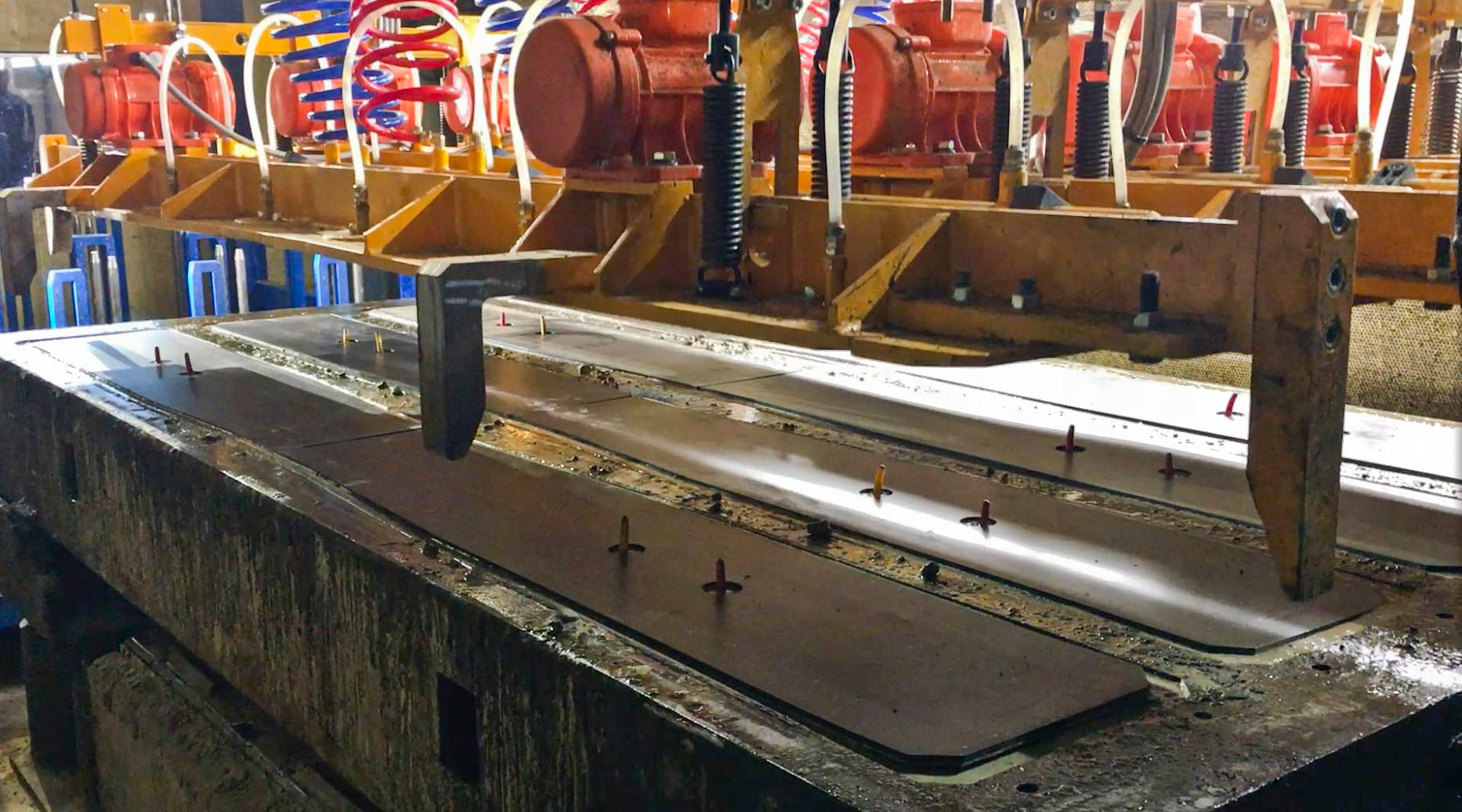 concrete sleepers with USP.