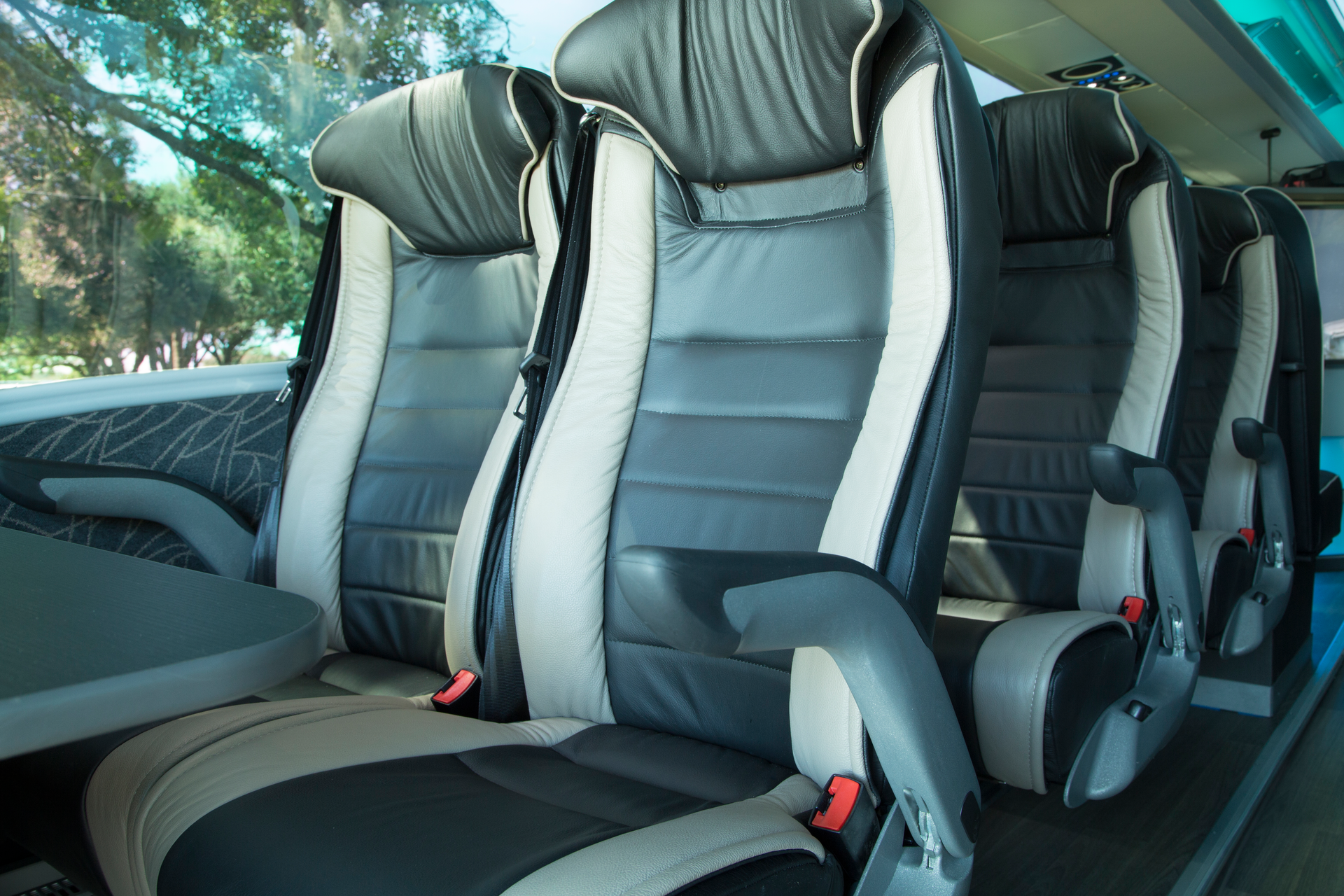 Interior of the Next Gen FX coach.