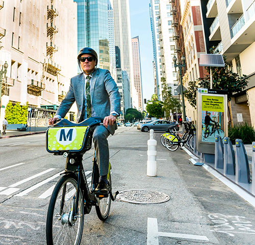 Metro's bikeshare business program.