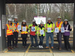 Eline Bakker (KCS Environmental), Dean Hazle (KCS Environmental), Ana Rita Pascoal (KCS Environmental), Amando Garsa (Olympic Cleaning), Angela Arias (Olympic Cleaning), Russ Gasborro (Olympic Cleaning), James Marshall (Customer Service), Sheila Lynch (KCS Engineering). Eline Bakker (KCS Environmental), Dean Hazle (KCS Environmental), Ana Rita Pascoal (KCS Environmental), Amando Garsa (Olympic Cleaning), Angela Arias (Olympic Cleaning), Russ Gasborro (Olympic Cleaning), James Marshall (Customer Service), Sheila Lynch (KCS Engineering).