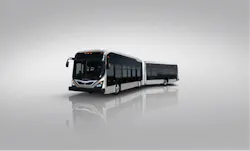 BYD 60-foot articulated battery-electric buses. BYD 60-foot articulated battery-electric buses.