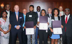 (front left to right): COMTO Cincinnati Chapter President Brandy Jones, Derek Bauman, award recipients Dyami Davis-Spence, Pardlydia Mensah, Alexandria Barnes, COMTO National President and CEO A. Bradley Mims,(Back left to right) SORTA CEO Dwight A. Ferrell, MV Transportation GM Michael Roth, Judge Dwane Mallory, First Transit President Brad Thomas and Will Scott (front left to right): COMTO Cincinnati Chapter President Brandy Jones, Derek Bauman, award recipients Dyami Davis-Spence, Pardlydia Mensah, Alexandria Barnes, COMTO National President and CEO A. Bradley Mims,(Back left to right) SORTA CEO Dwight A. Ferrell, MV Transportation GM Michael Roth, Judge Dwane Mallory, First Transit President Brad Thomas and Will Scott