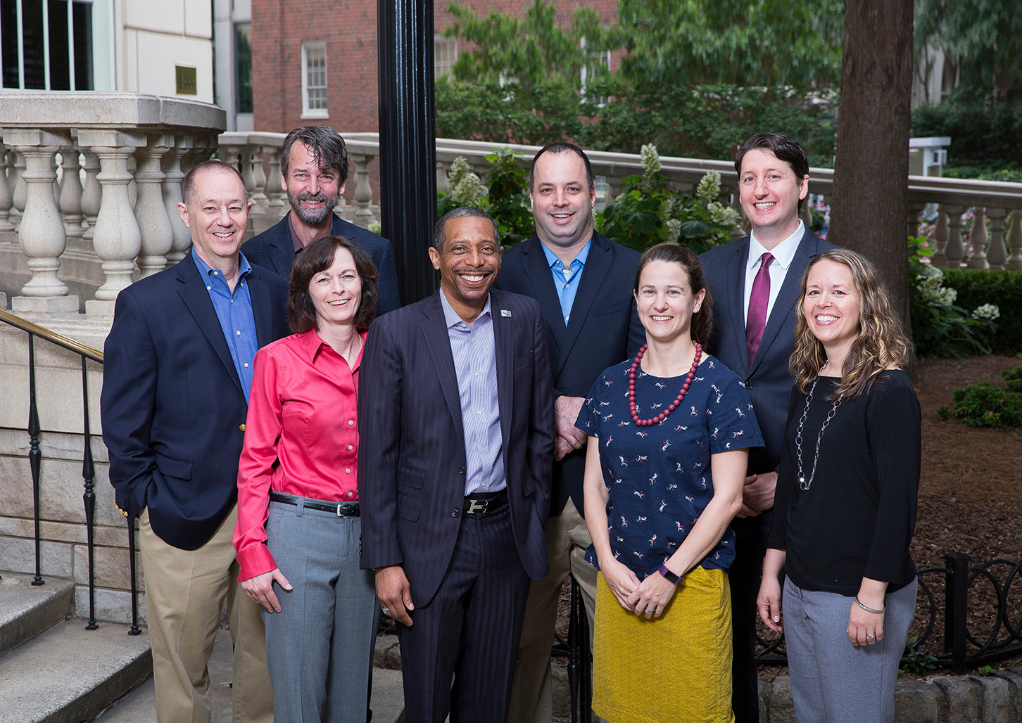Front from left: Tommy Crochet (McGee), Jill Hodges (McGee), Grady Smith, Erin Murphy, Jenny Jenkins (McGee) Back from left: Todd Hill, Dave Mulholland, Matt Thompson (McGee)