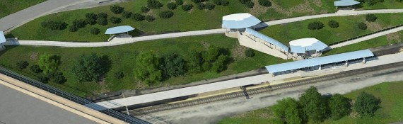 Station rendering.