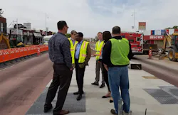 IndyGo visited ABQ's BRT line construction. IndyGo visited ABQ's BRT line construction.