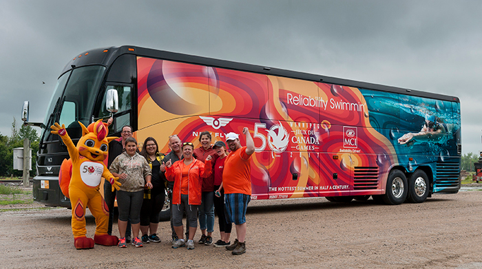 New Flyer Industries Canada ULC and Motor Coach Industries have teamed up as the Official Transportation Sponsor of the 2017 Canada Summer Games.