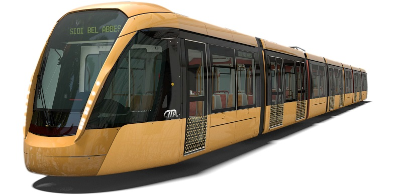 Citadis trams.