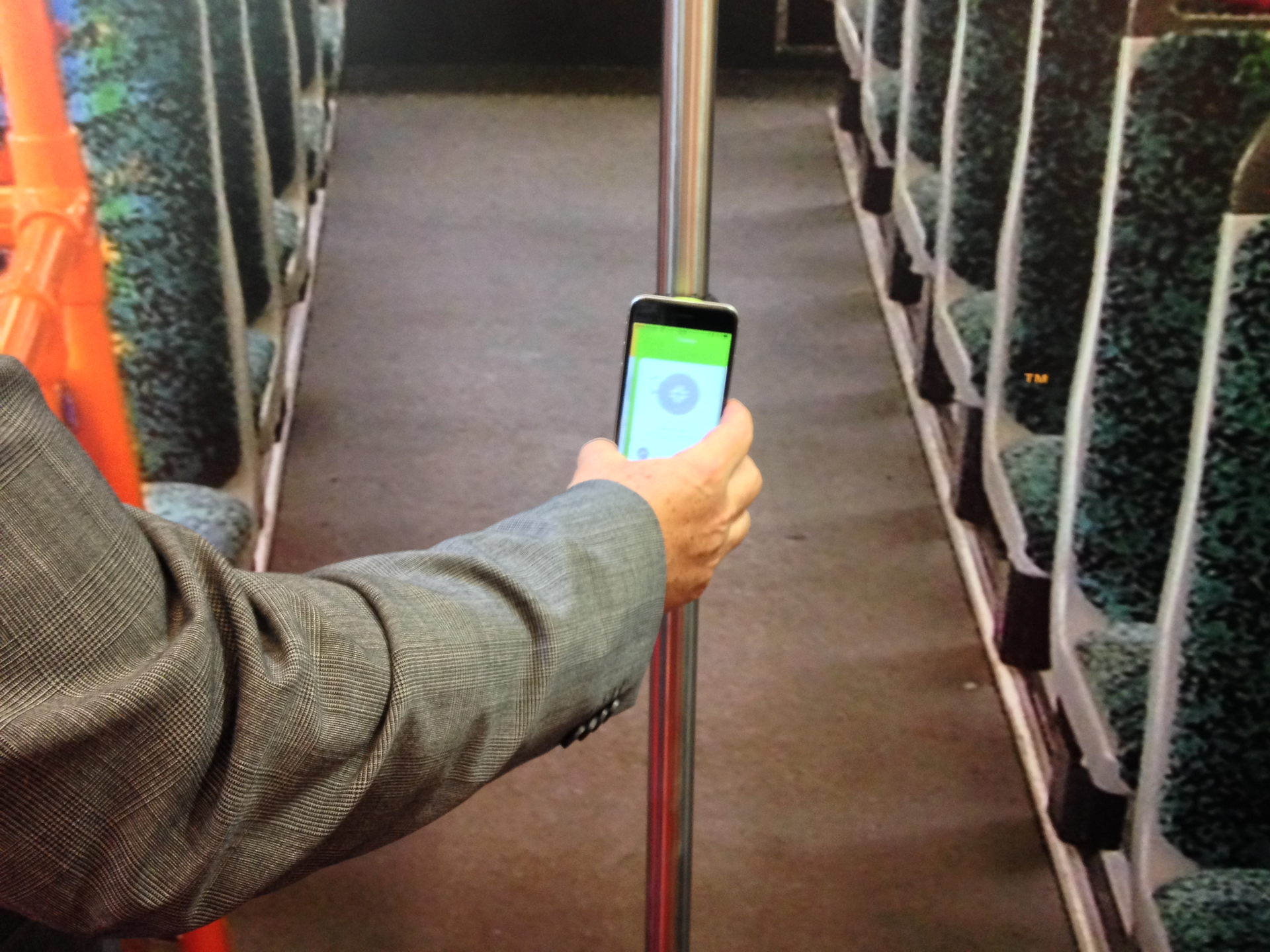 Seamless Transportation System in a bus setting.