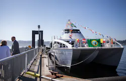 Image Caption: The first sailing from Bremerton at 5:40 a.m. carried 78 passengers, while the first sailing from Seattle at 6:15 a.m. had 69. Image Caption: The first sailing from Bremerton at 5:40 a.m. carried 78 passengers, while the first sailing from Seattle at 6:15 a.m. had 69.