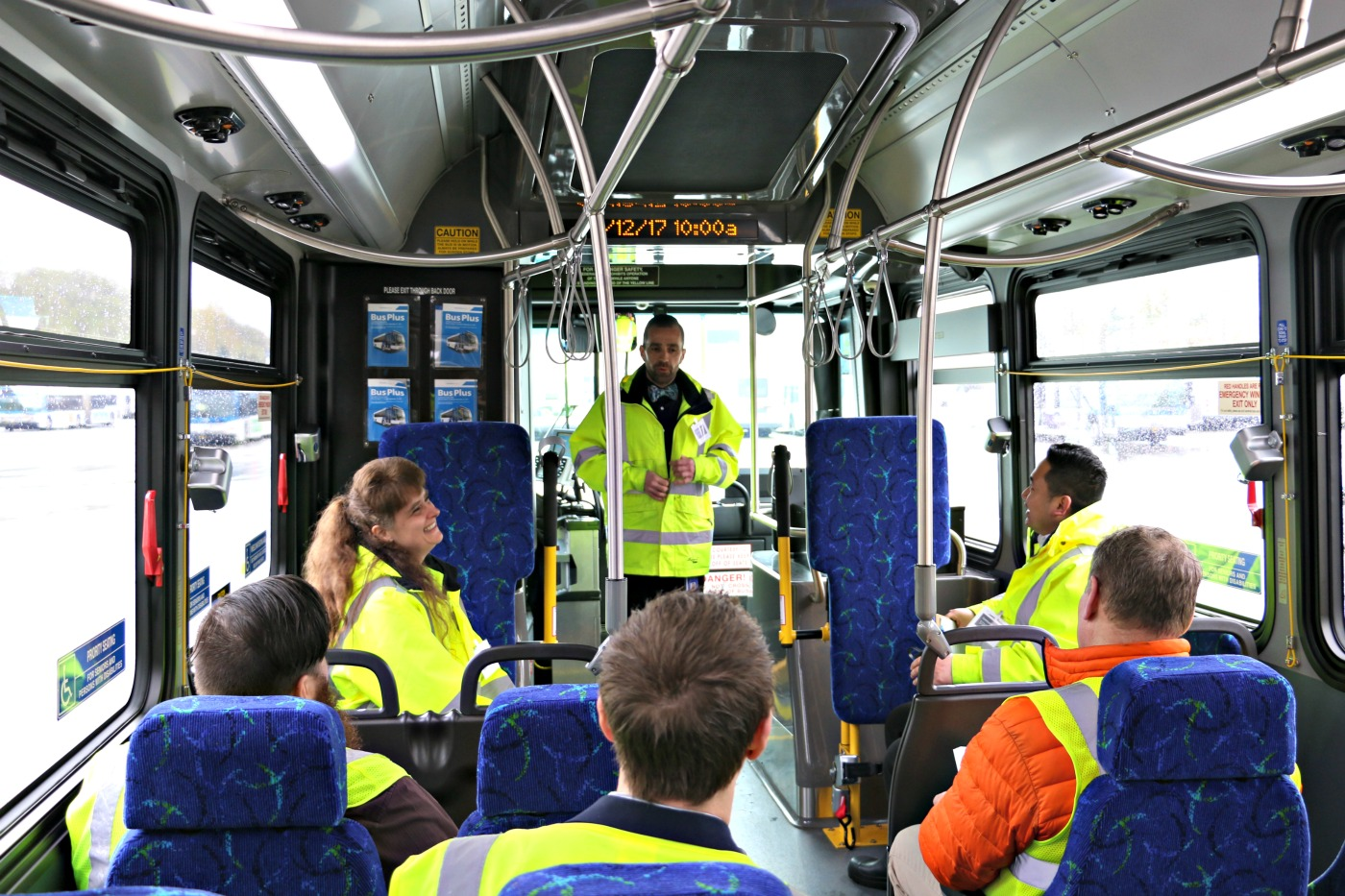 Job class on Community Transit bus.