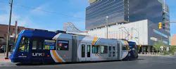 Sun Link streetcar. Sun Link streetcar.