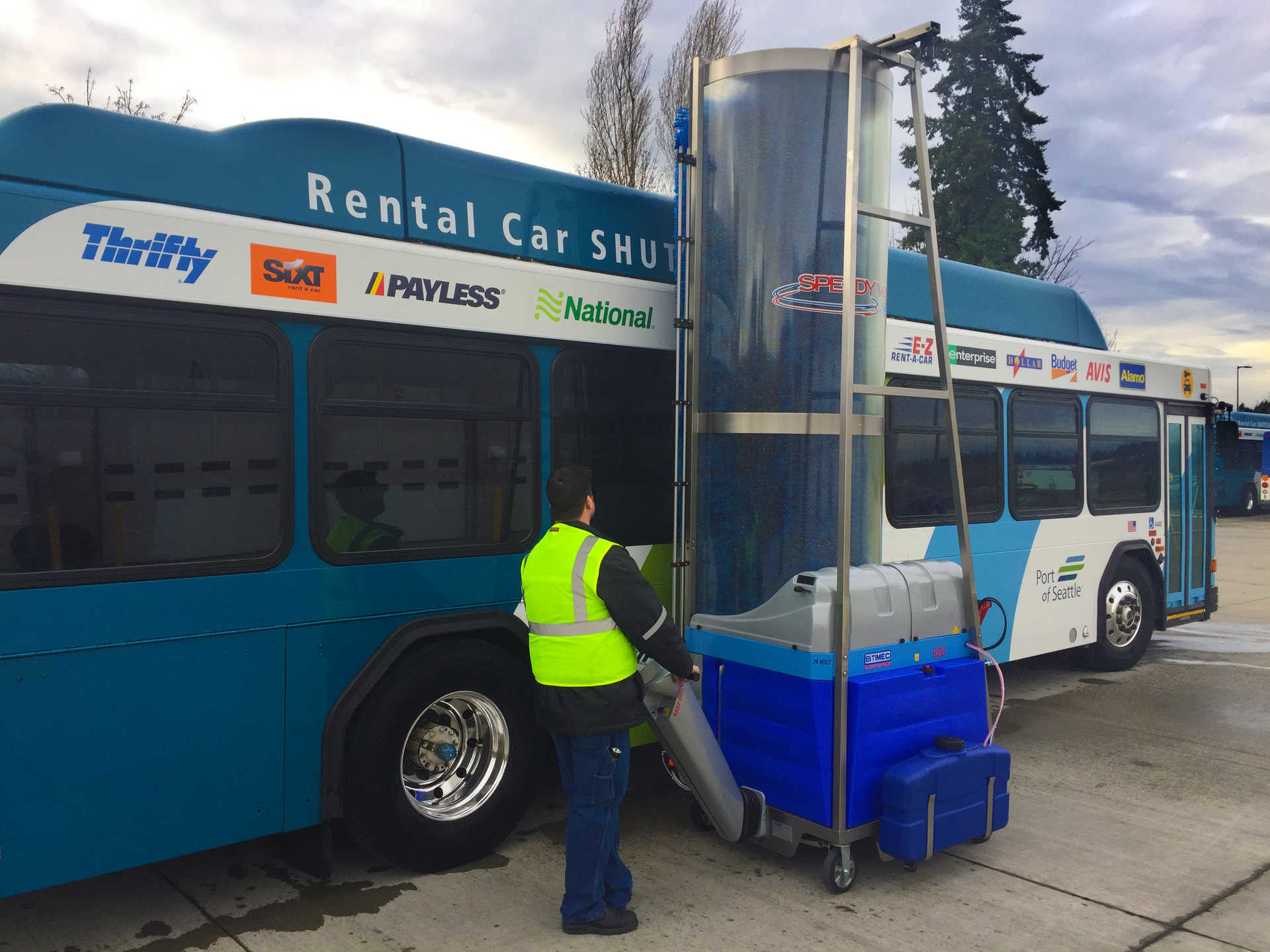 Wash-Bots Series 3-EZ Bus-Wash Machine