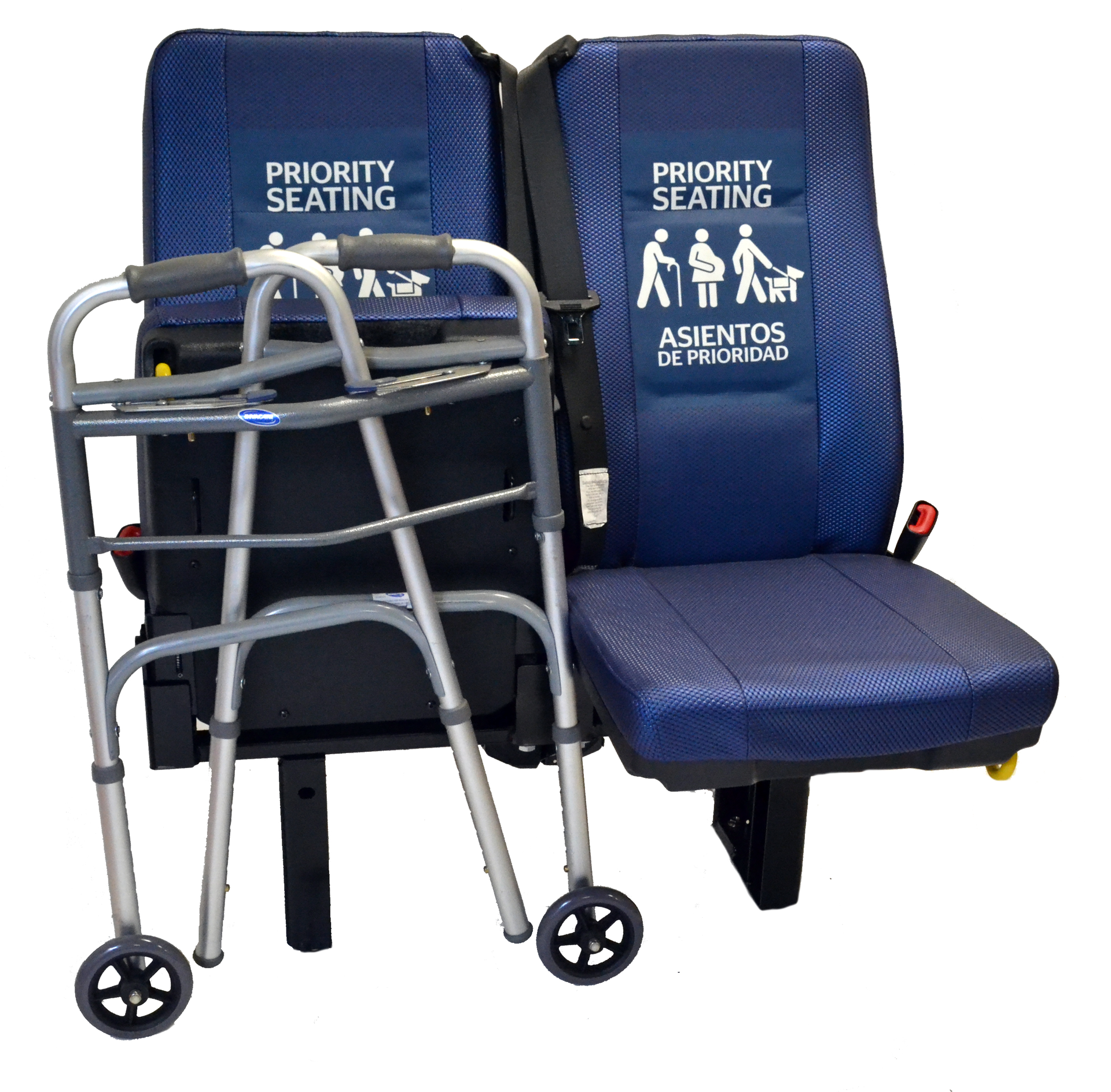 GO-ES SplitFlip Seat with Priority Seating Vinyl