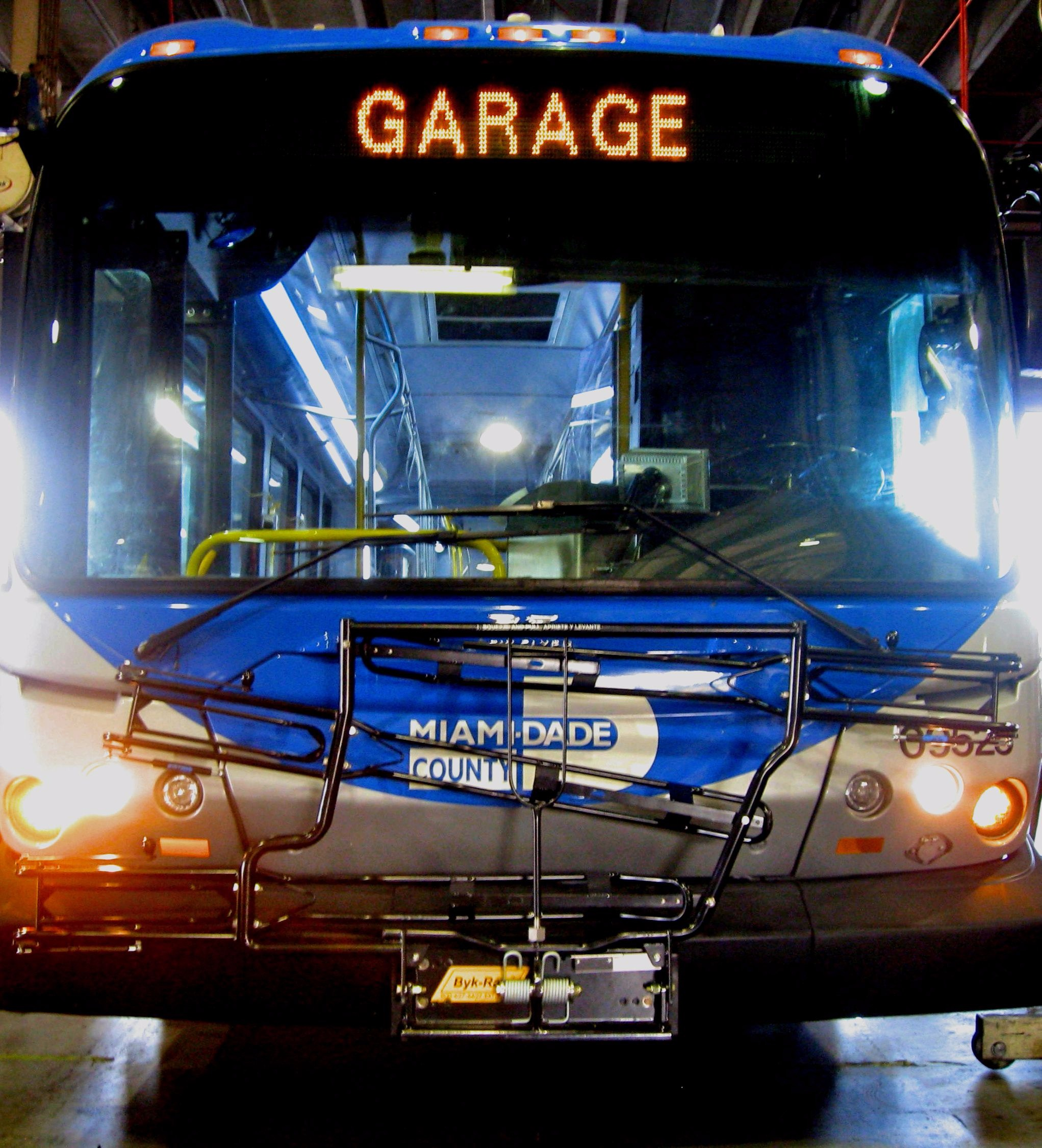 Byk-Rak bike rack on bus.