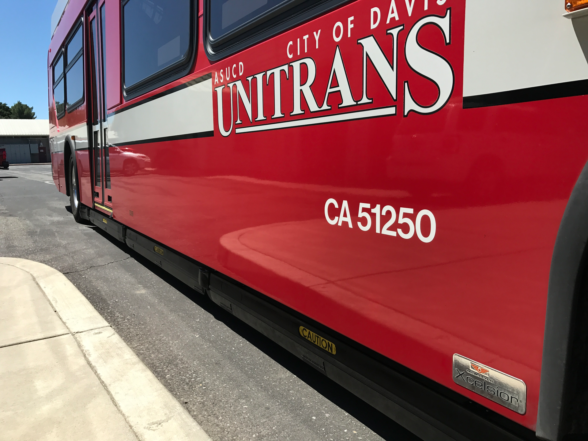 Transit operators in various locations nationwide, including UC Davis Unitrans, pictured, and within Europe, are evaluating and installing the DZB system, which has been adapted to a wide range of buses.