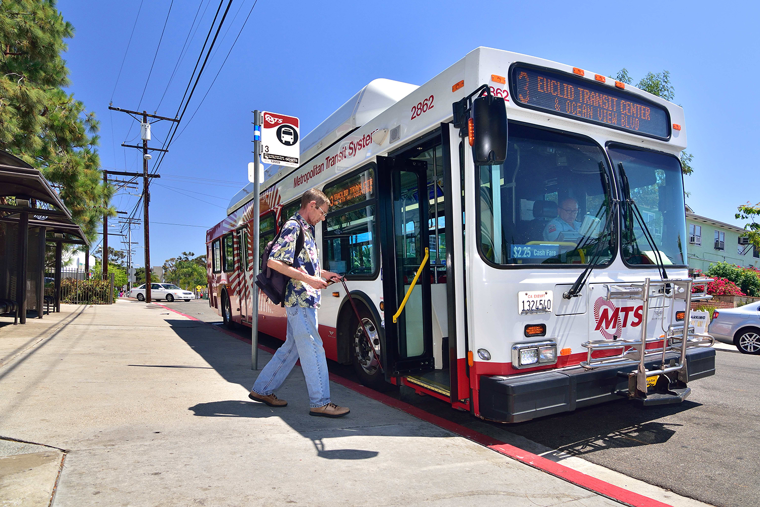 Route 3, which serves Hillcrest, Mission Hills, Balboa Park, Cortez Hill, Gaslamp Quarter, Lincoln Park will get increased frequency from 15 to 12 minutes, and Sunday frequency increased from 60 to 30 minutes.