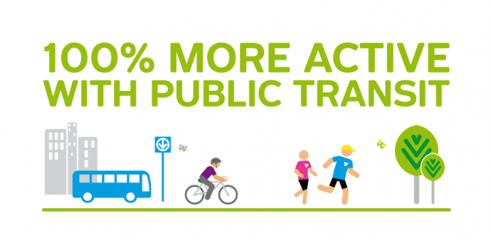 STM highlights benefits of public transit.