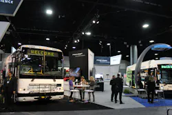 APTA Expo Prevost and Nova Bus booth. APTA Expo Prevost and Nova Bus booth.