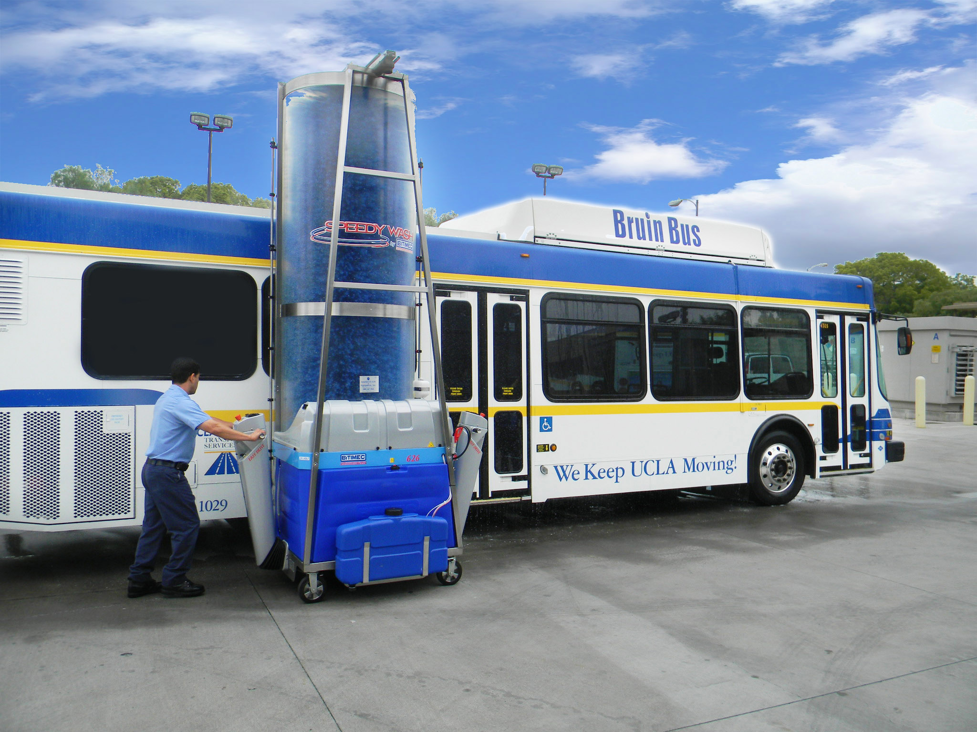 Battery 626-EZ Bus & Railcar Washer.