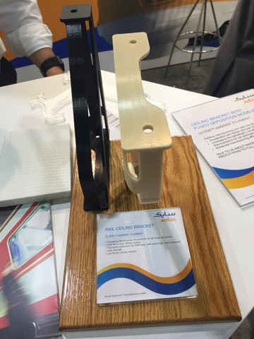 Rail ceiling bracket.