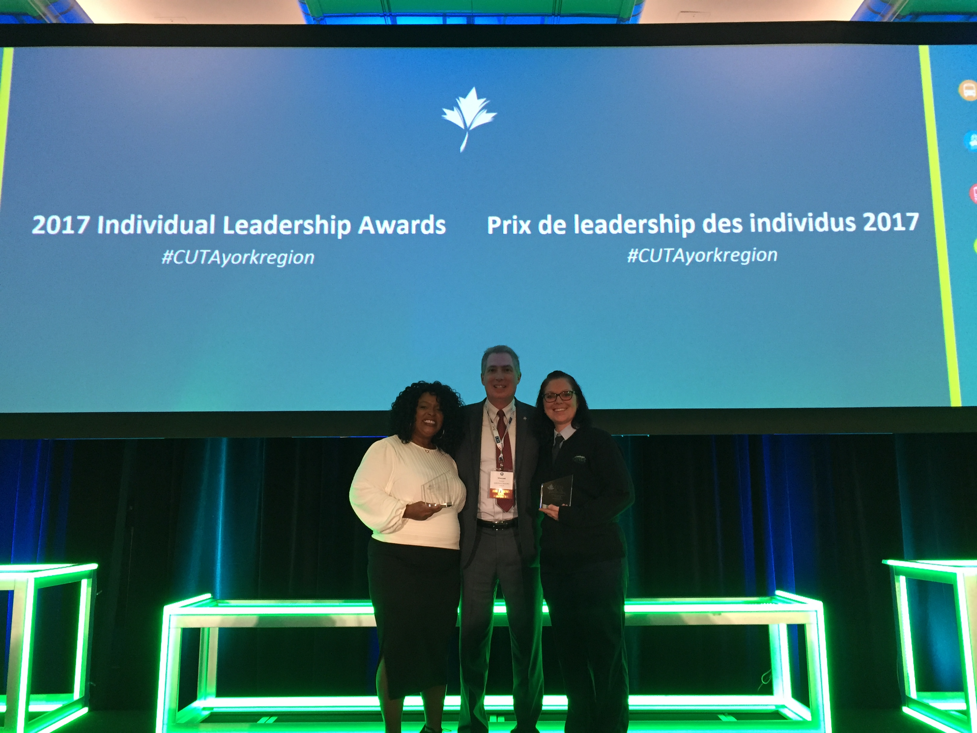 Dawn Sutton and Katherine Watson receive national award.